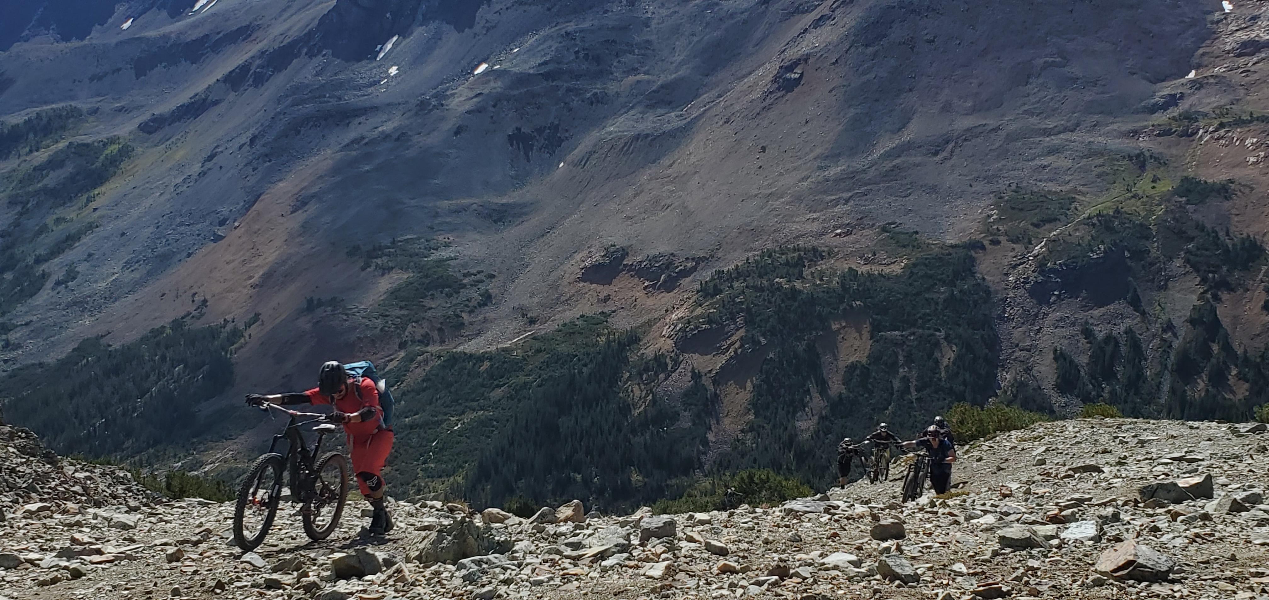 Johan mountain biking