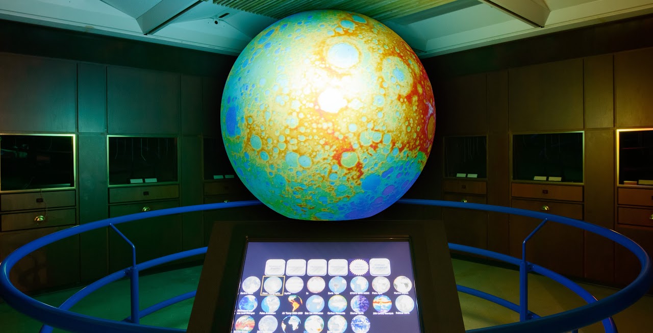 The Omni Globe at the Pacific Museum of the Earth